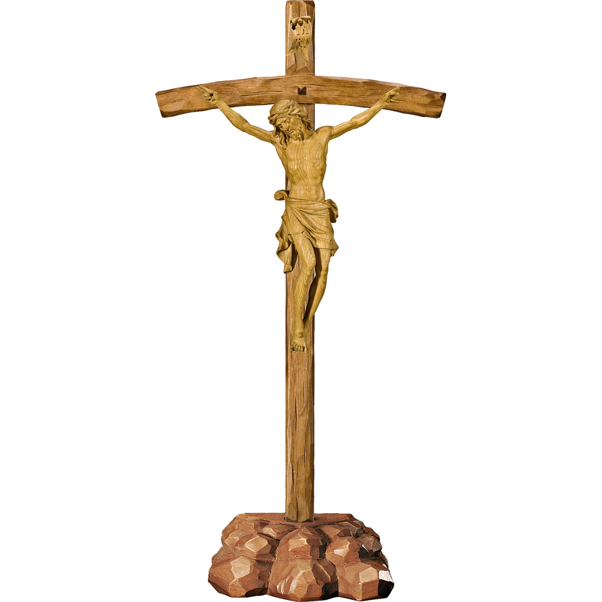 Cristo Pisa en pedestal